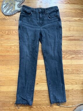 Black Curvy Stovepipe jeans